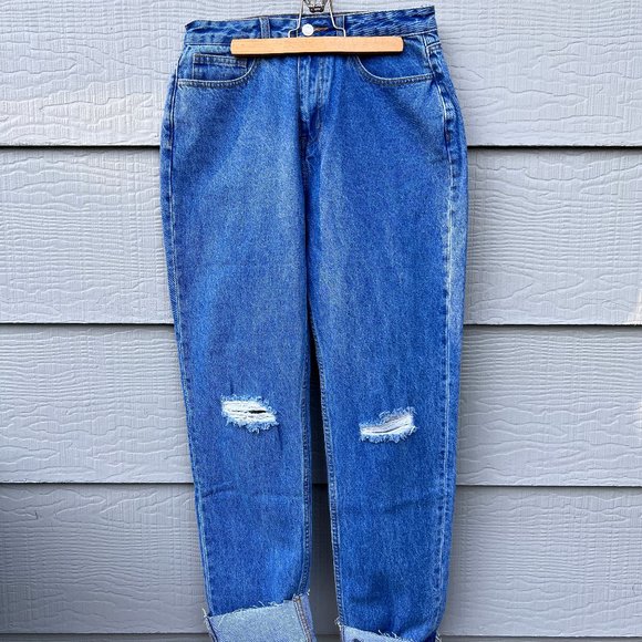 Kittenish Denim - Kittenish Distressed Mom Jeans Women's Size 29 NWT